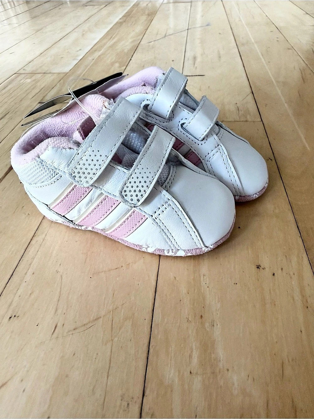 Adidas White & Pink Baby 2K NWT